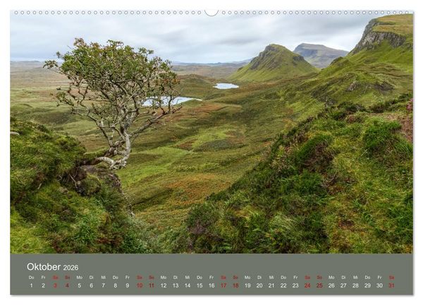 Produktbild: Isle of Skye, die raue schottische Sch&ouml;nheit (hochwertiger Premium Wandkalender 2026 DIN A2 quer), Kunstdruck in Hochglanz