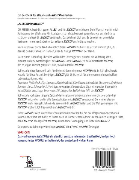 Produktbild: Du wolltest Nichts!