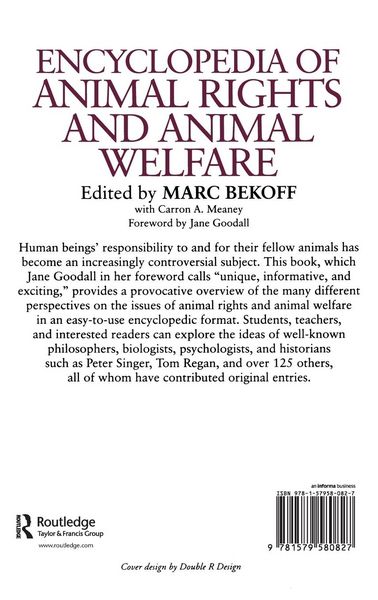 Produktbild: Encyclopedia of Animal Rights and Animal Welfare