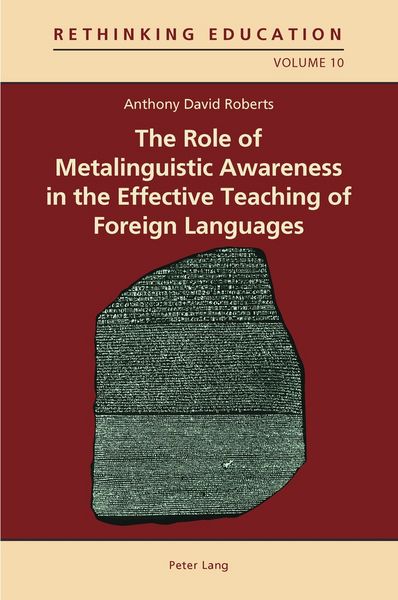 Produktbild: The Role of Metalinguistic Awareness in the Effective Teaching of Foreign Languages