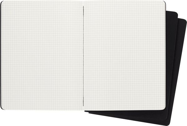 Produktbild: Moleskine Cahier Extra Large kariert schwarz. 3er Pack