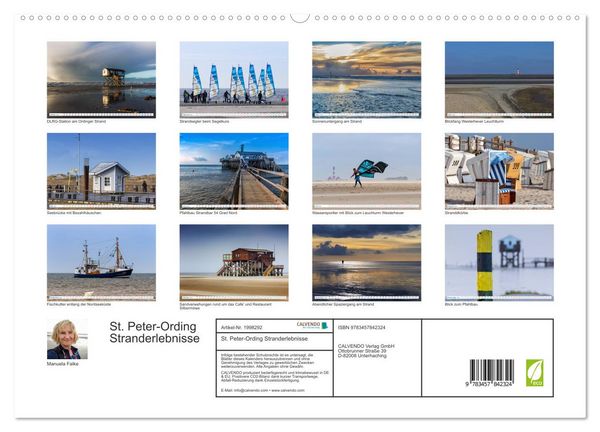 Produktbild: St. Peter-Ording Stranderlebnisse (hochwertiger Premium Wandkalender 2026 DIN A2 quer), Kunstdruck in Hochglanz