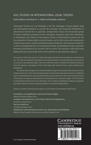 Produktbild: International Criminal Law and Philosophy