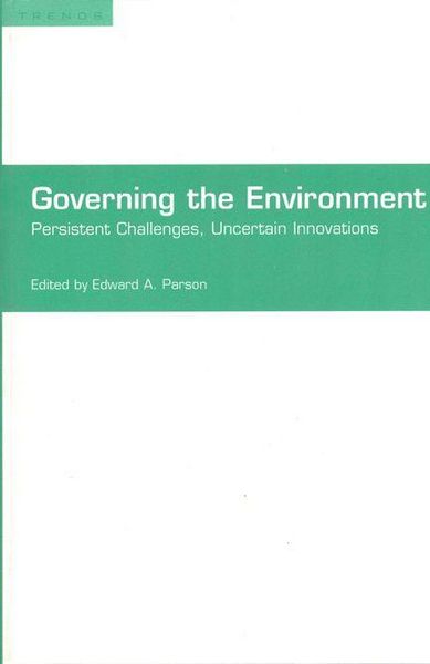 Produktbild: Governing the Environment