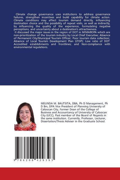 Produktbild: Climate change and its environmental impact to tourism
