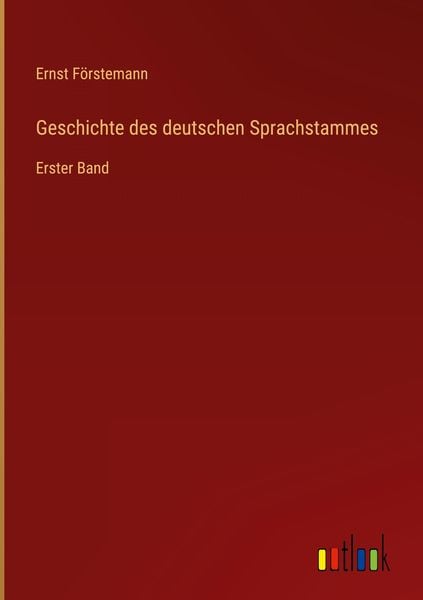 Produktbild: Geschichte des deutschen Sprachstammes