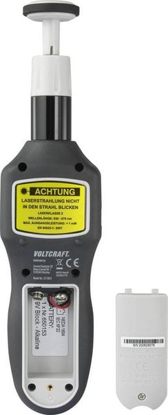 Produktbild: VOLTCRAFT DT-30LK Drehzahlmesser mechanisch, optisch 2 - 20000 U/min 2 - 200000 U/min
