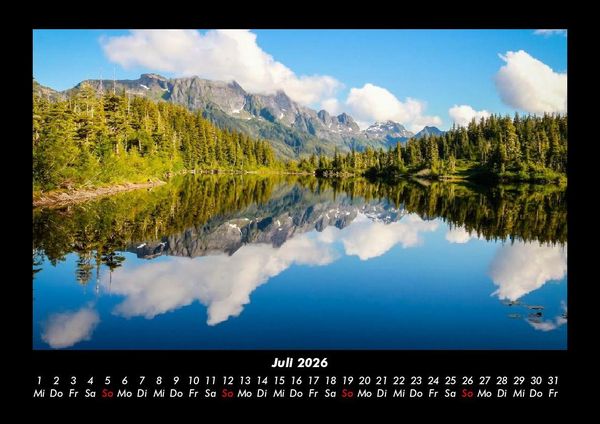 Produktbild: Die Seen der Erde 2026 Fotokalender DIN A3