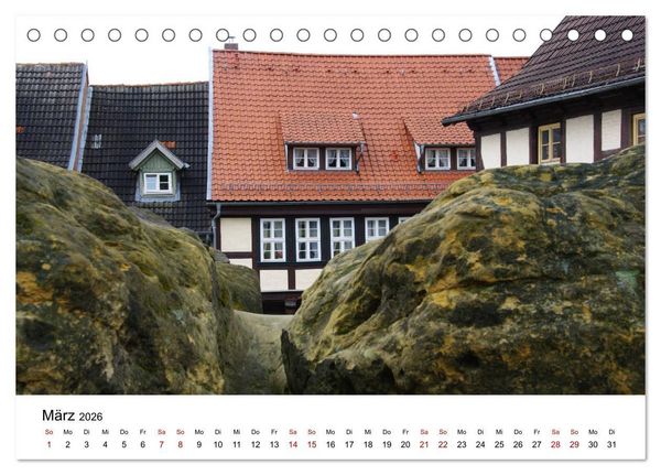 Produktbild: Weltkulturerbe Quedlinburg (Tischkalender 2026 DIN A5 quer), CALVENDO Monatskalender