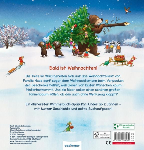 Produktbild: Mein allererstes Wimmelbuch: Fr&ouml;hliche Weihnachten