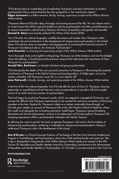 Produktbild: Clara M. Thompson's Early Years and Professional Awakening