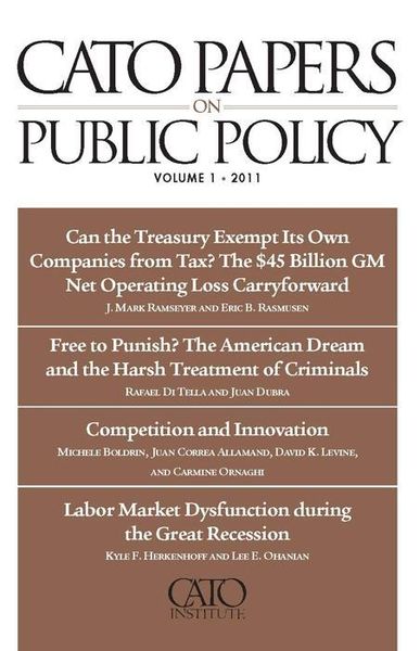Produktbild: Cato Papers on Public Policy, Volume 1