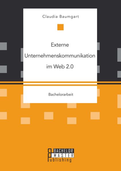 Produktbild: Externe Unternehmenskommunikation im Web 2.0