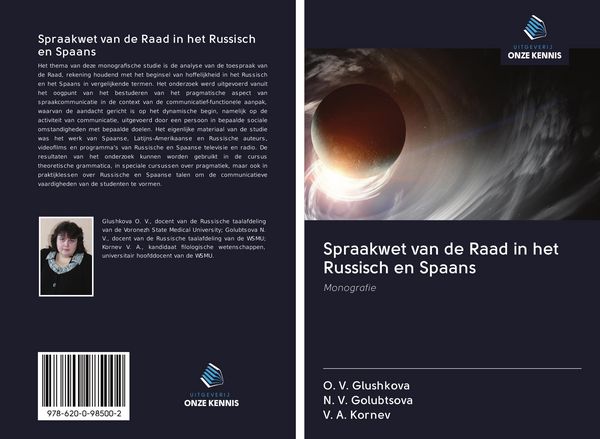 Produktbild: Spraakwet van de Raad in het Russisch en Spaans