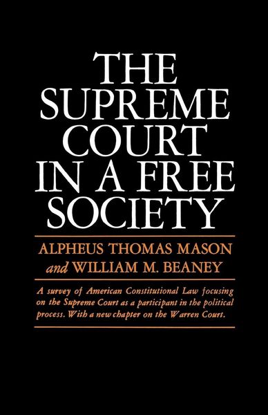 Produktbild: The Supreme Court in a Free Society