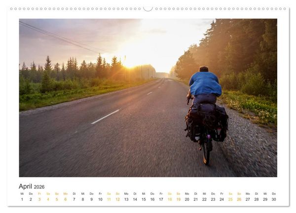 Produktbild: Radreisegl&uuml;ck Ostsee (Wandkalender 2026 DIN A2 quer), CALVENDO Monatskalender