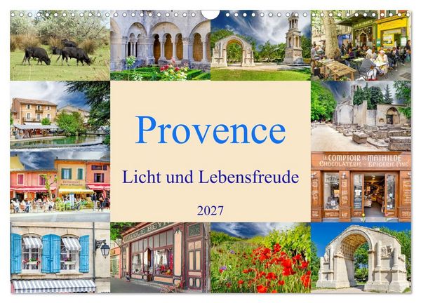 Produktbild: Provence. Licht und Lebensfreude (Wandkalender 2027 DIN A3 quer), CALVENDO Monatskalender