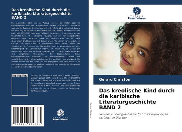 Das kreolische Kind durch die karibische Literaturgeschichte BAND 2, Taschenbuch von Gérard Christon, Verlag Unser Wissen, 9786204174723