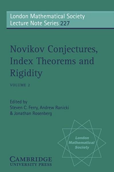 Produktbild: Novikov Conjectures, Index Theorems, and Rigidity: Volume 2