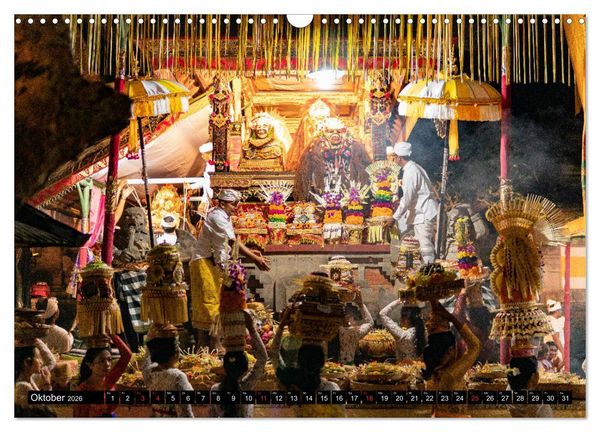 Produktbild: Bali Indonesien (Wandkalender 2026 DIN A3 quer), CALVENDO Monatskalender