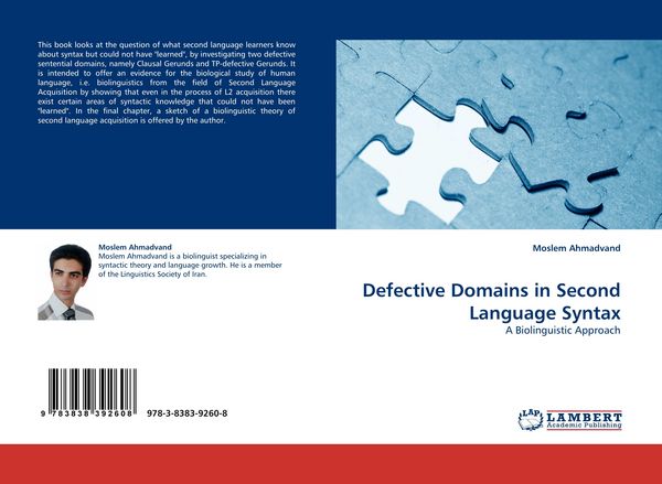 Produktbild: Defective Domains in Second Language Syntax