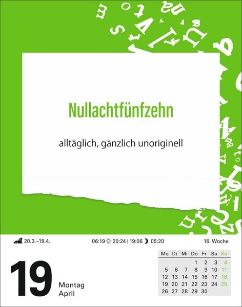 Produktbild: Duden Das Salz in der (Buchstaben-)Suppe Tagesabrei&szlig;kalender 2027 - Redewendungen und ihre Bedeutung