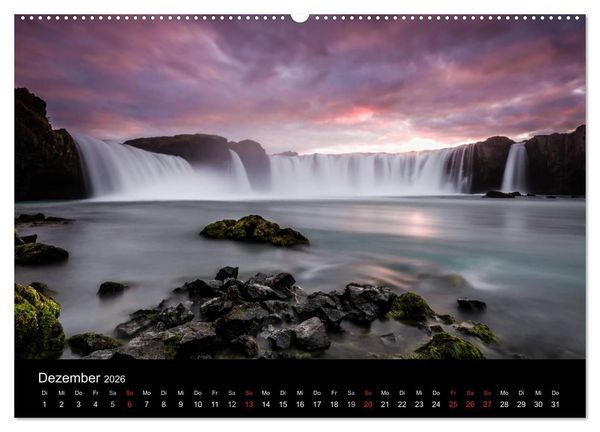 Produktbild: Island Impressionen von Armin Fuchs (Wandkalender 2026 DIN A2 quer), CALVENDO Monatskalender