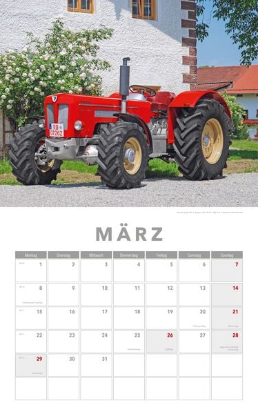 Produktbild: Traktoren Kalender 2027