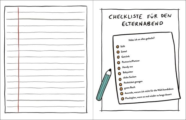 Produktbild: Das Kritzelbuch f&uuml;r den Elternabend