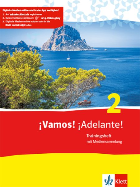 ¡Vamos! ¡Adelante! 2. Trainingsheft mit Audio-Materialien, Set von , Klett Schulbuchverlag, 978-3-12-536038-9