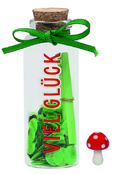 Produktbild: Geschenkgl&auml;schen mit Botschaft