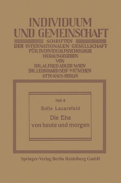Produktbild: Die Ehe von heute und morgen