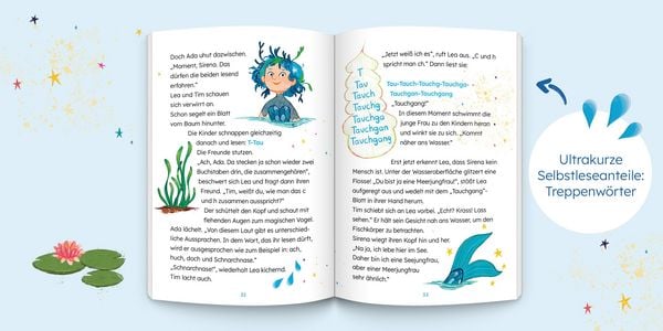 Produktbild: Lesewald, Der Zauber des Wassers &ndash; Buch zum Lesen lernen | Thema: Mehr Mut bei Angst vor Wasser | Lesen erster W&ouml;rter, Vorlesen, Mitmachspa&szlig;