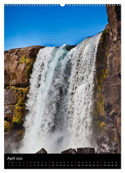 Produktbild: Naturblicke - Wasserf&auml;lle der Welt (hochwertiger Premium Wandkalender 2026 DIN A2 hoch), Kunstdruck in Hochglanz