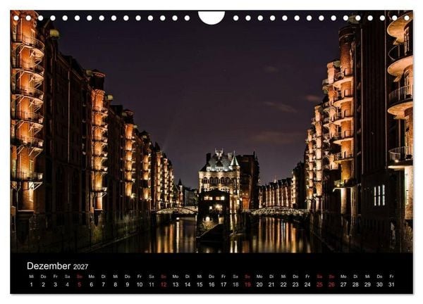 Produktbild: Mein Hamburg (Wandkalender 2027 DIN A4 quer), CALVENDO Monatskalender