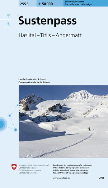 Produktbild: 255S Sustenpass Schneesportkarte
