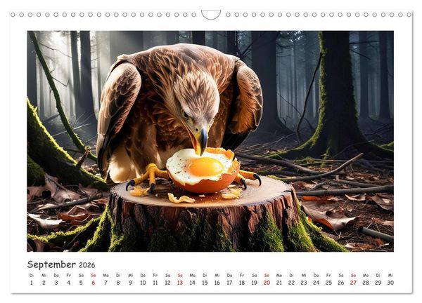 Produktbild: Mahlzeit... Wie wir Sie selten sehen! (Wandkalender 2026 DIN A3 quer), CALVENDO Monatskalender