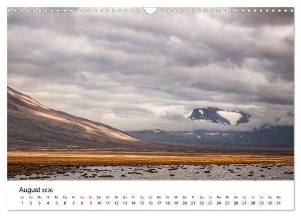 Produktbild: Spitzbergenkalender (Wandkalender 2026 DIN A3 quer), CALVENDO Monatskalender