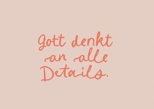 Produktbild: Gott denkt an alle Details