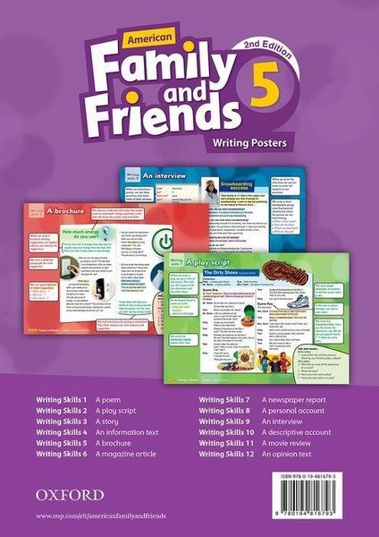 Produktbild: American Family and Friends 5. Writing Posters