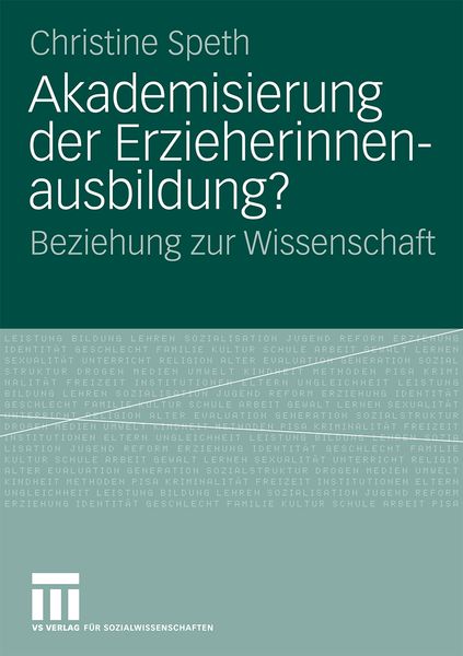 Produktbild: Akademisierung der Erzieherinnenausbildung?