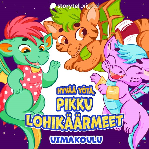 Produktbild: Hyv&auml;&auml; y&ouml;t&auml;, pikku lohik&auml;&auml;rmeet: Uimakoulu