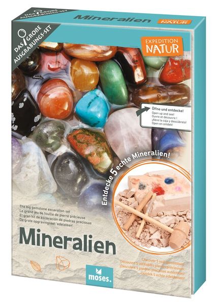 Produktbild: Expedition Natur Das gro&szlig;e Mineralien-Ausgrabungs-Set