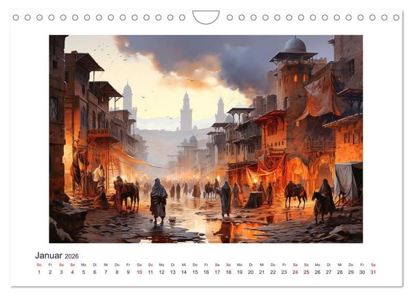 Produktbild: Die Karawane zieht weiter (Wandkalender 2026 DIN A4 quer), CALVENDO Monatskalender