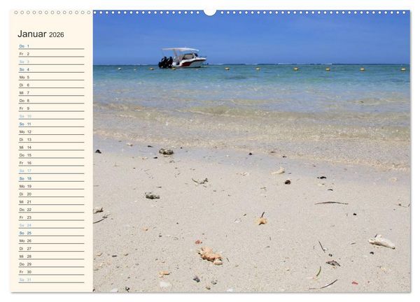 Produktbild: Mauritius - traumhaft und unvergesslich (hochwertiger Premium Wandkalender 2026 DIN A2 quer), Kunstdruck in Hochglanz