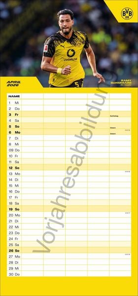 Produktbild: BVB Familienplaner 2027