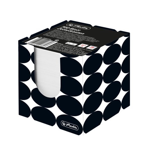 Herlitz Zettelkasten 700 Blatt 9x9x9 cm Just Black