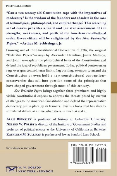 Produktbild: New Federalist Papers