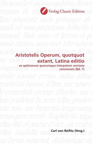 Produktbild: Aristotelis Operum, quotquot extant, Latina editio