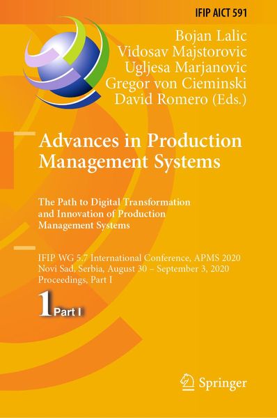 Produktbild: Advances in Production Management Systems. The Path to Digital Transformation and Innovation of Production Management Systems